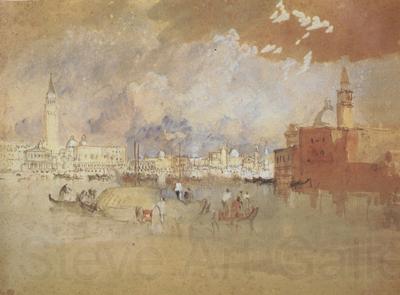 Joseph Mallord William Turner Venice,from the Lagoon (mk31) Norge oil painting art